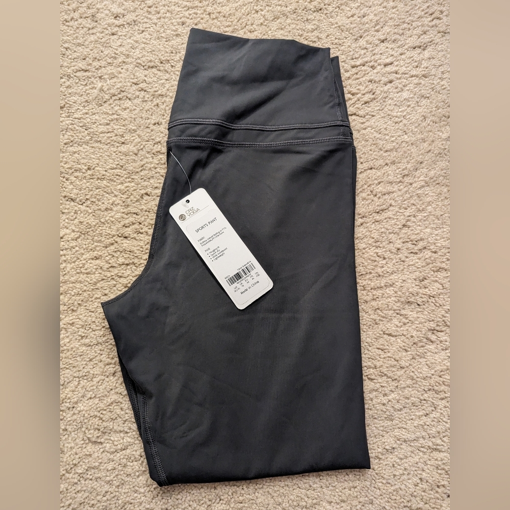XL Yoga Pants gray/green color
